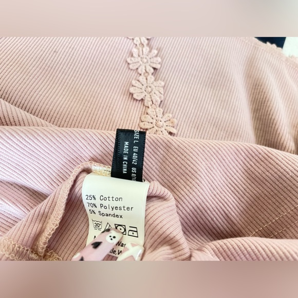 Blush pink cropped shirt - Picture 2 of 3